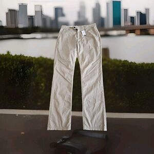 AG Adriano Goldschmied Pants Mens 31x32 Beige The Marshall Slim Trouser